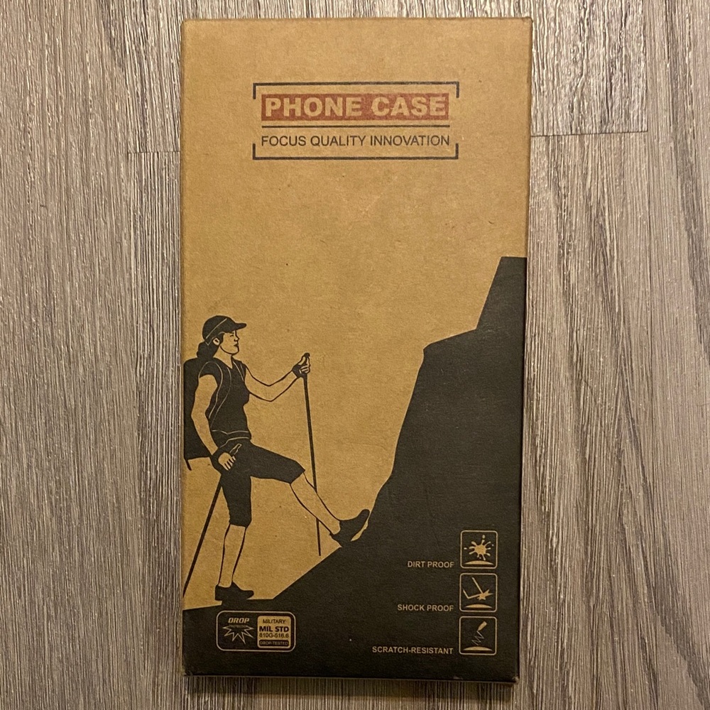 Brown Phone Case Packaging